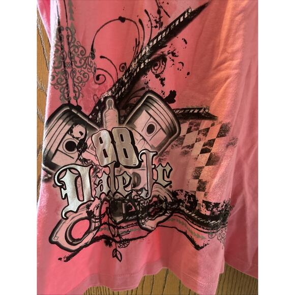 VINTAGE 2008 CHASE #88 TEE SHIRT LADIES PINK FOIL DALE EARNHARDT JR XL NASCAR - Picture 5 of 8